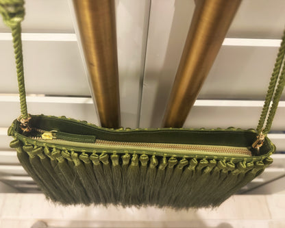 HER- Green Tassel Bag
