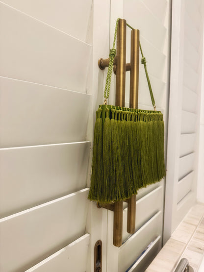 HER- Green Tassel Bag