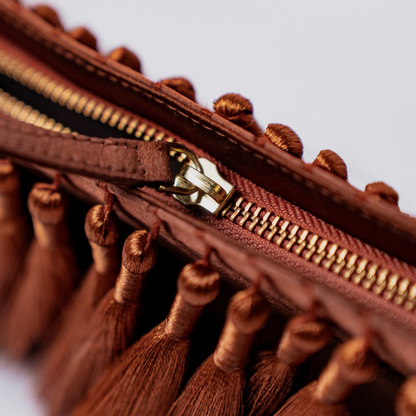 HER — Rust Tassel Bag