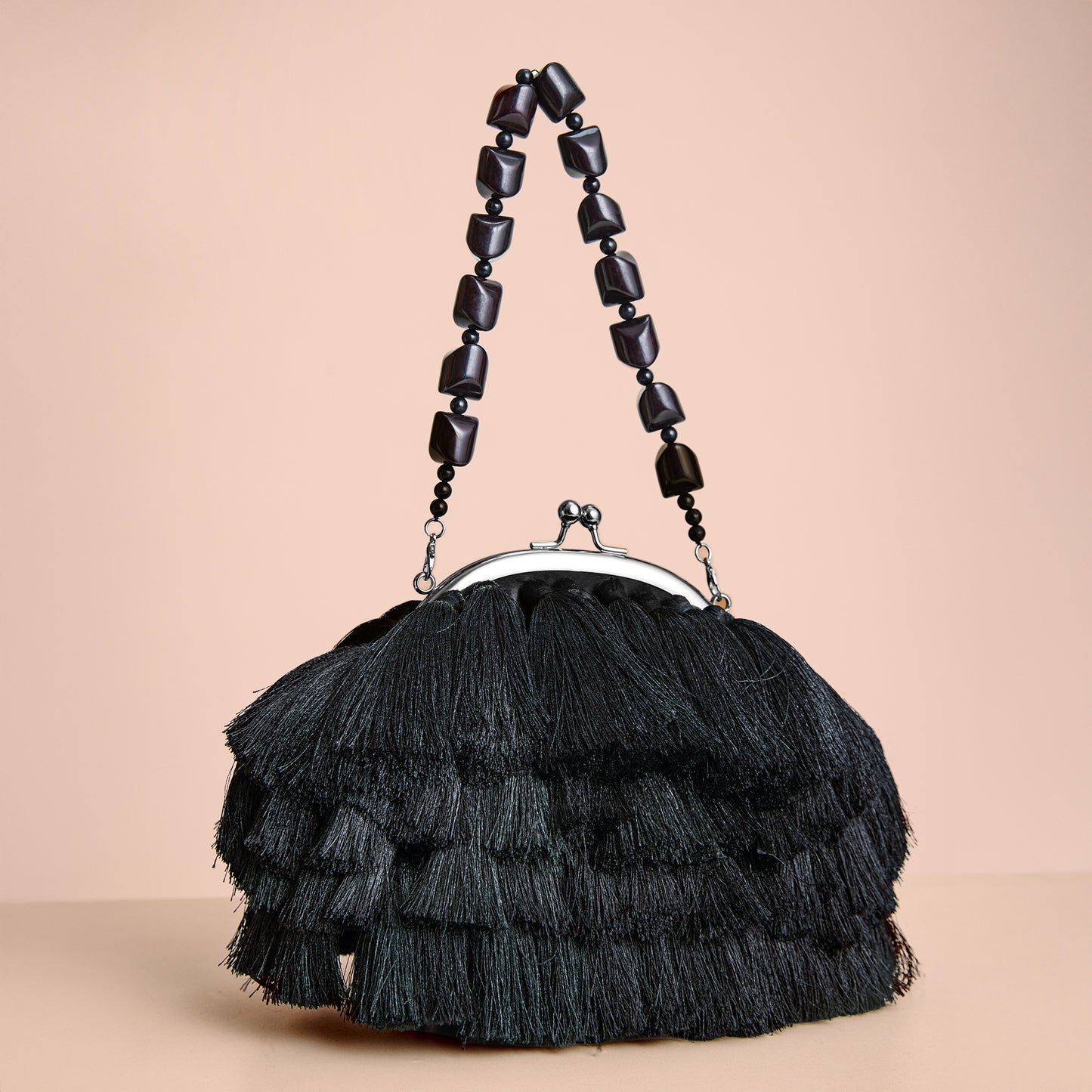 Royal Blue Tassel Evening Clutch – Showstopper Party Bag